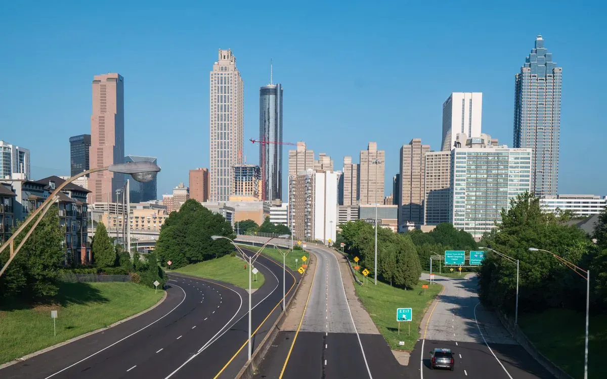 Atlanta skyline.