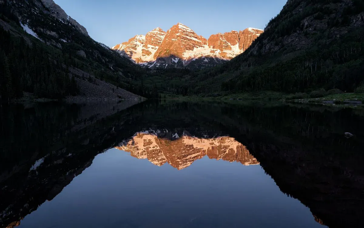 Maroon Bells near Aspen.