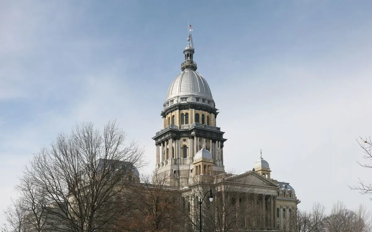 Illinois State Capitol in Springfield.