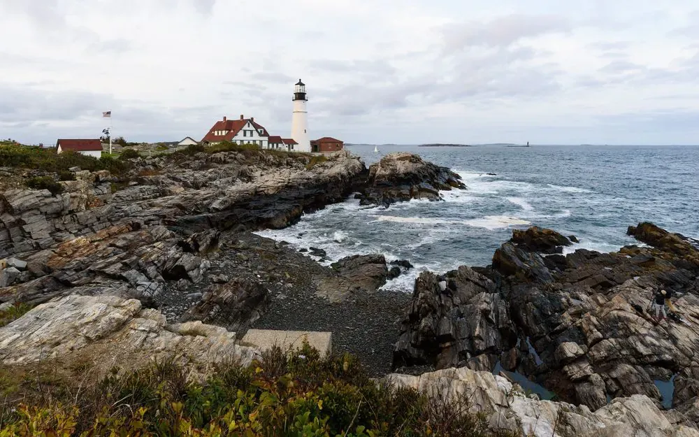 Portland Head Light at Cape Elizabeth.