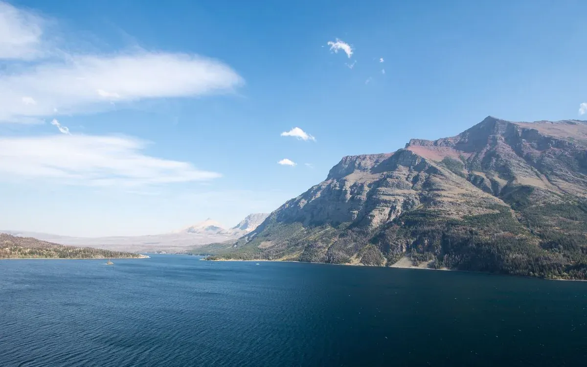 Saint Mary Lake in Glacier National Park.