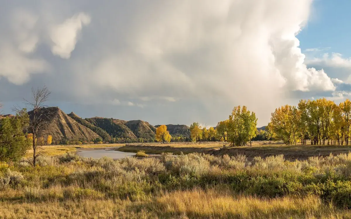 Badlands of Theodore Roosevelt National Park.