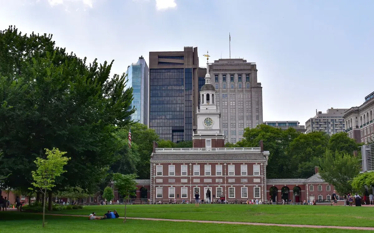 Independence Hall in Philadelphia.