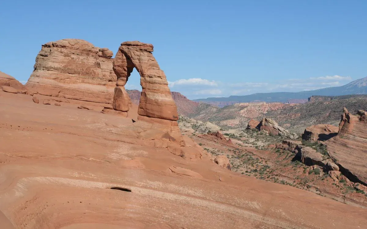 Delicate Arch in Arches National Park.