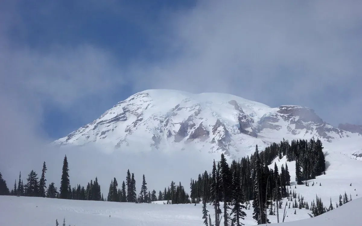 Mount Rainier from the northwest.