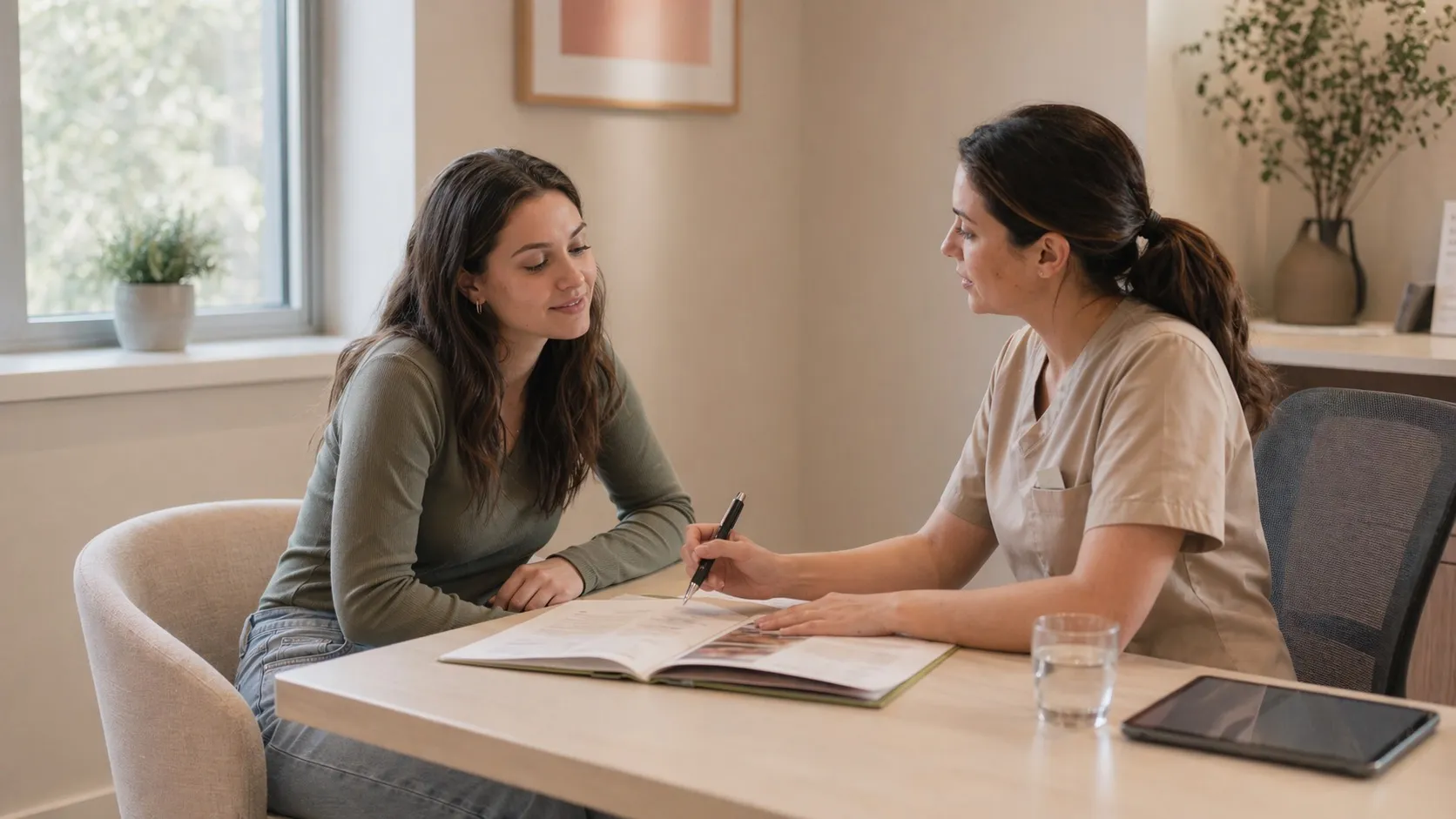 Intended-parent egg donation consultation with planning notes
