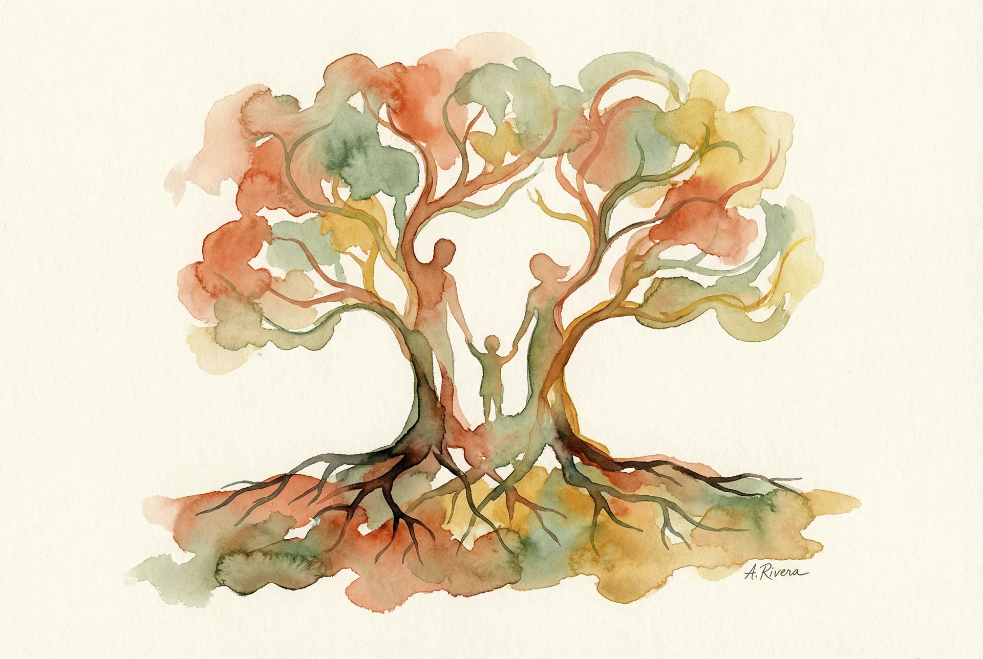 Editorial family-building pathway visual reinforcing structured next steps and long-term planning