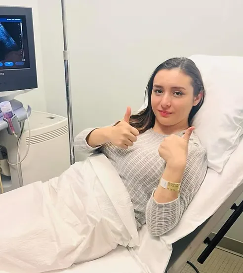 Intended parents with their surrogate