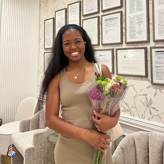 Supportive group of surrogates smiling together