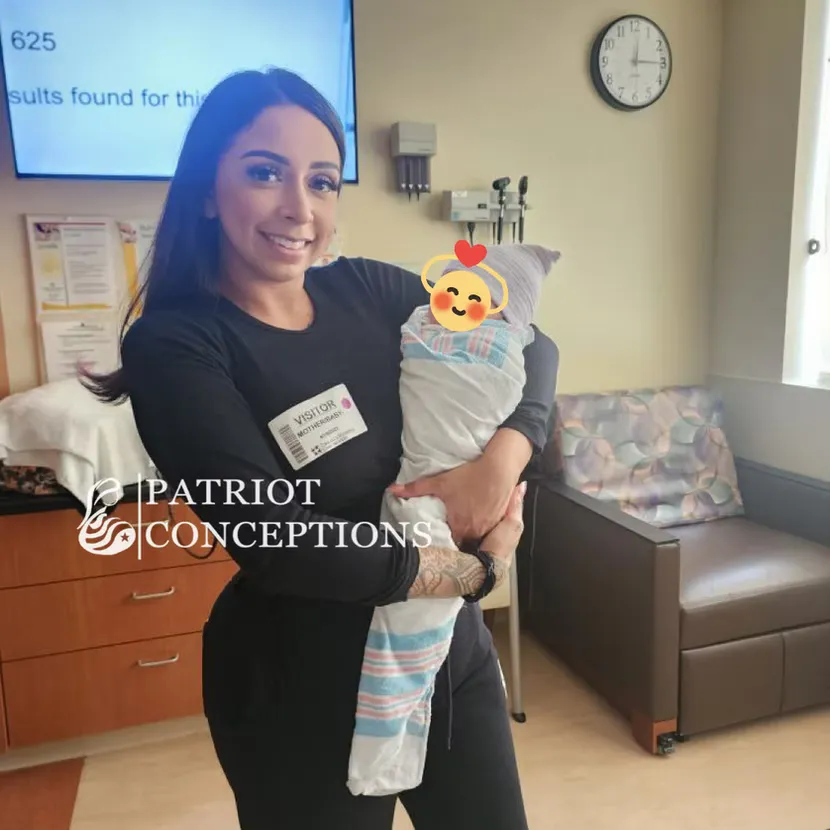 A warm and friendly surrogate available through our program.