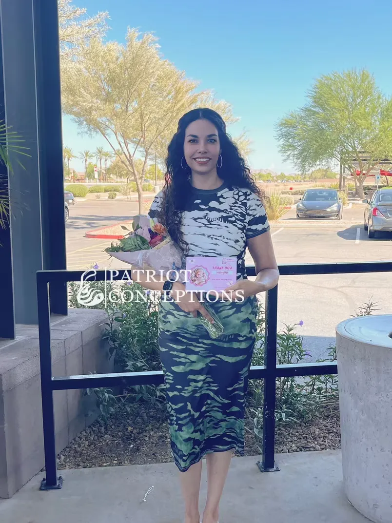 A portrait of a dedicated surrogate mother.